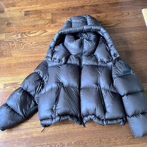 Eckhaus Latta x Moose Knuckles collab puffer coat size XS black